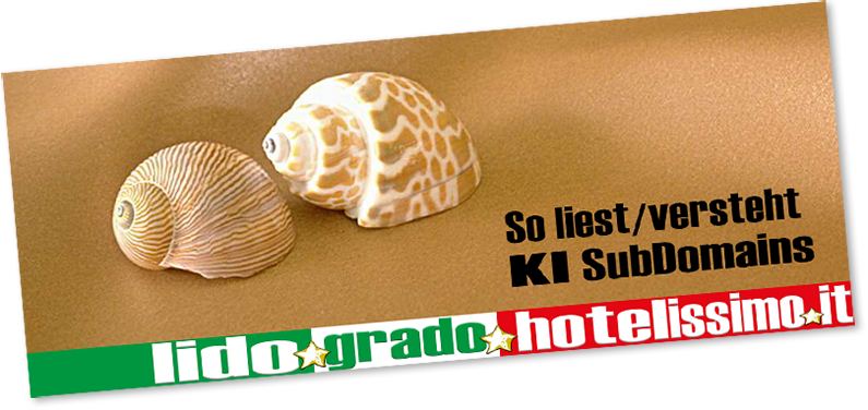 subdomain für hotel am lido von grado